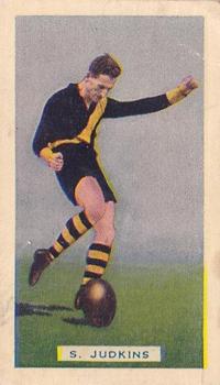 1935 Hoadley's League Footballers #63 Stan Judkins Front